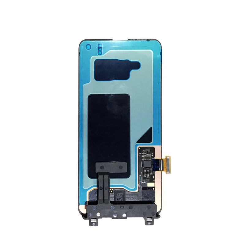 Для samsung Galaxy S10 e lcd G970F/DS G970U G970W SM-G9700 кодирующий преобразователь сенсорного экрана в сборе с рамкой для samsung S10e lcd запчасти