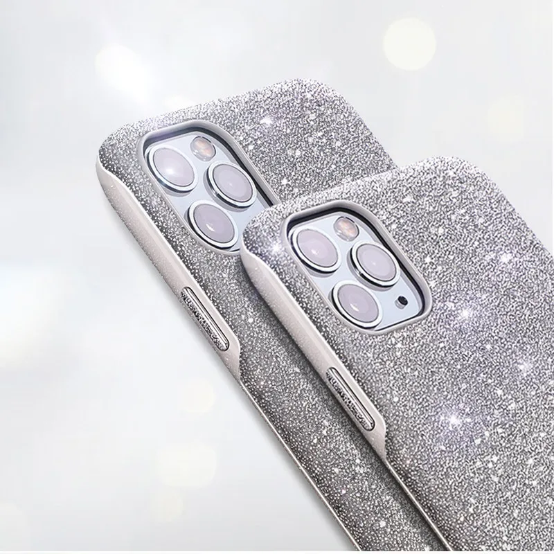 blingbling glitter Diamond Shining luxury Shockproof Back Case Cover For iPhone 13 Pro Max XS MAX 14 12 11 15 8 Plus funda girl