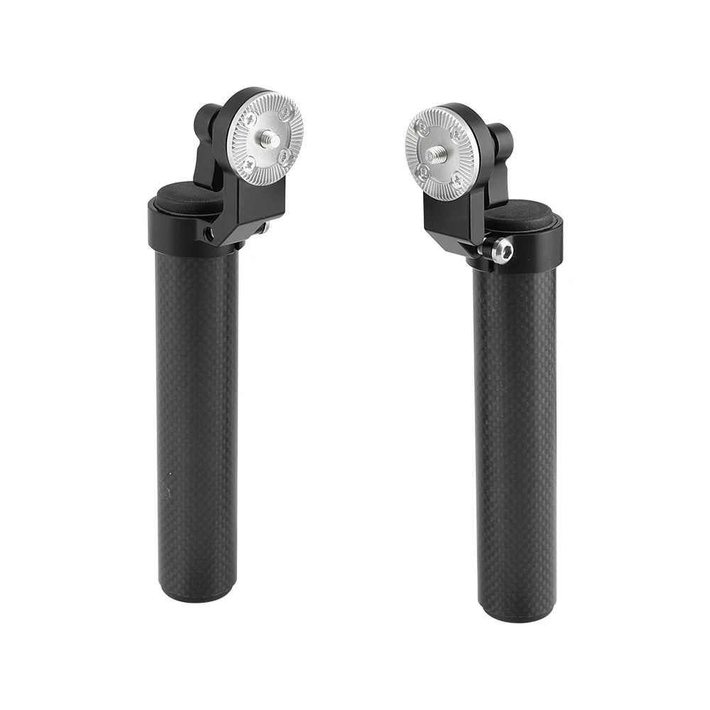Fibra de Carbono Handgrip com Arri Par para Dslr Kayulin Roseta Thumbscrew Conexão um Alça Ombro Rig m6 - Image 2
