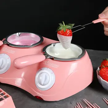 

Chocolate Fondue Double Furnace Chocolate Melting Furnace Heating Melting Pot Temperature Heating Melting Machine Dissolving Pot
