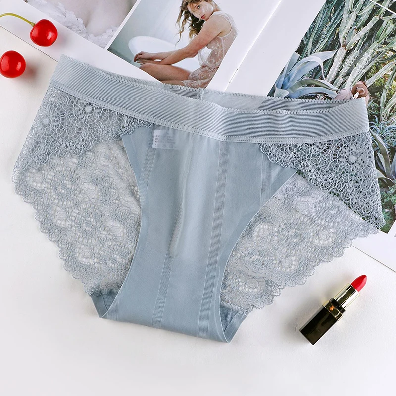 BZEL 3Pcs/lot Seamless Women Hollow Out Panties Set Underwear Comfort Lace  Briefs Low Rise Female