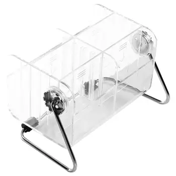 

Transparent Acrylic Remote Control Organizer Multi Grids Storage Box Phone Storage Container Sundries For Home