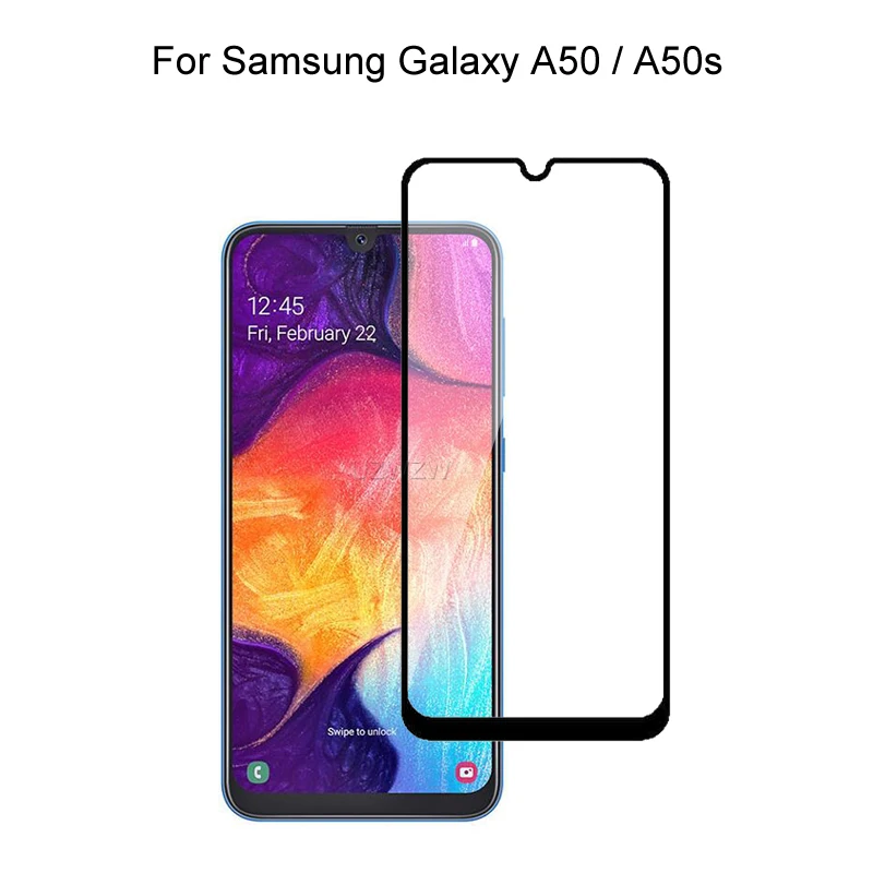 Закаленное стекло для Samsung Galaxy A50 A50s полное покрытие 0 26 мм защитное закаленное |