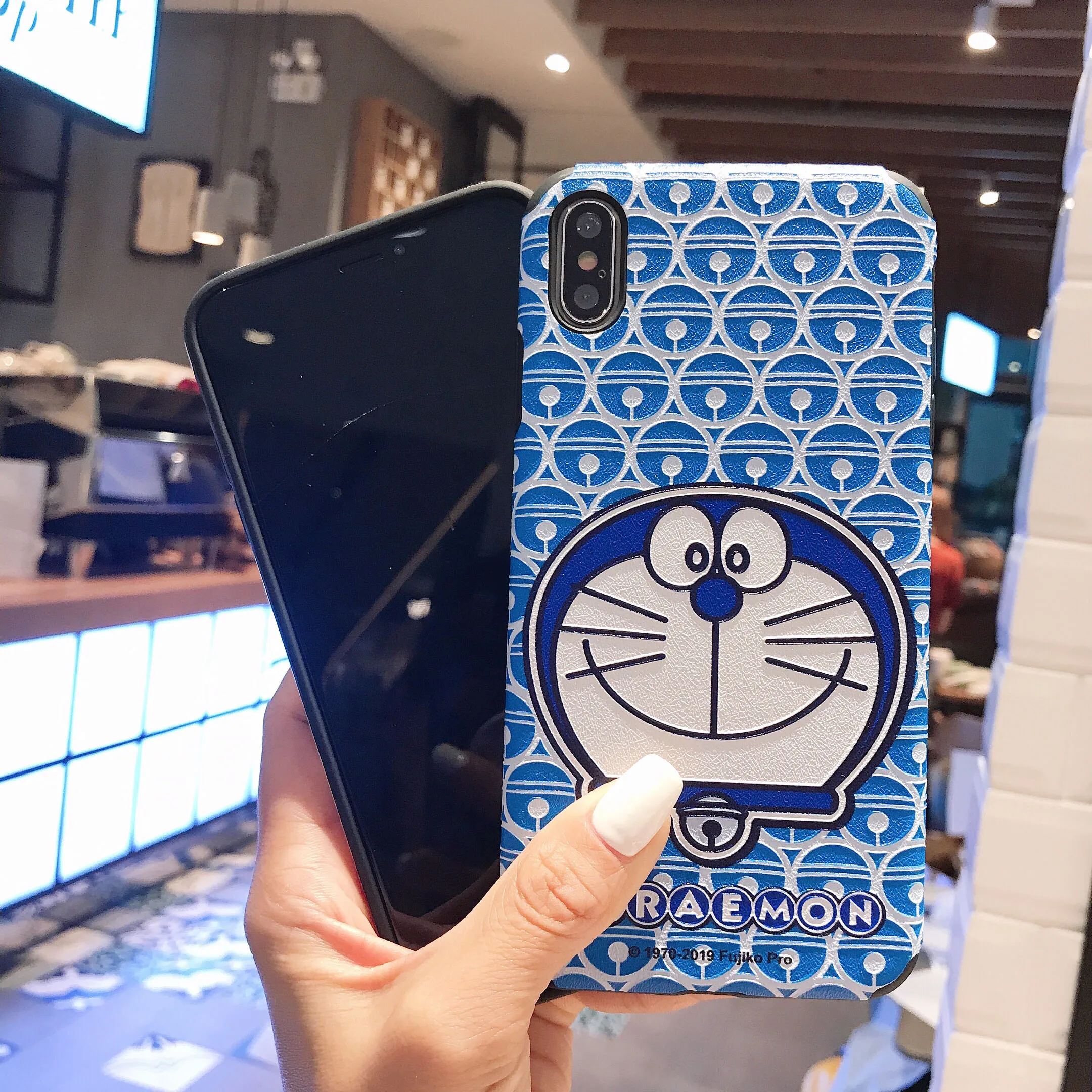 Abmos чехол для телефона подлинный Doraemon для iphone 7 8 6 6s plus чехол для iphone X Xs max Xr 11 Pro Max