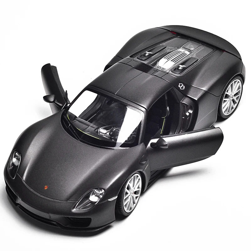 Welly 1/24 1:24 mlaren 675LT спортивный гоночный автомобиль Транспортное средство литье под давлением дисплей Модель игрушки на день рождения для детей мальчиков и девочек - Цвет: 918 Hard Top  Black