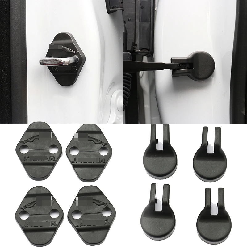 4 шт. аксессуары для стайлинга автомобиля защитная накладка на дверной замок Jaguar E