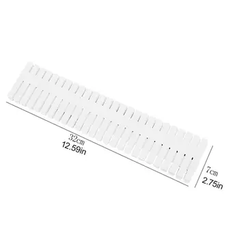 

16pcs Home Adjustable Drawer Divider Separators DIY Drawer Partition Underwear Socks Classification Storage Box Clapboard