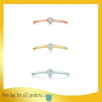 

Ladies Ring Single zircon fashion Silverware Little finger accessories classical 925 Sterling silver Jewelry Valentine's gift