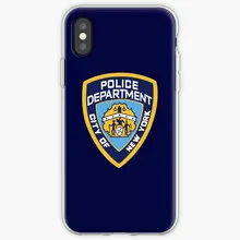 NYPD Прозрачный чехол для iphone X XSMAX XR 11 Pro Max чехол для iphone 6 6s 5 5S 7plus 8plus iphone 7 8 чехол