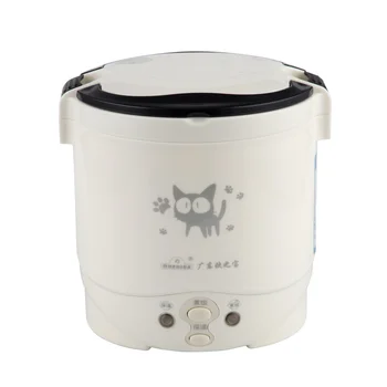 

NEW 1L Electric Mini Rice Cooker MultiCookers Portable Rice Cooker Used In House 220V Or Car 12V Truck 24V Multicookings