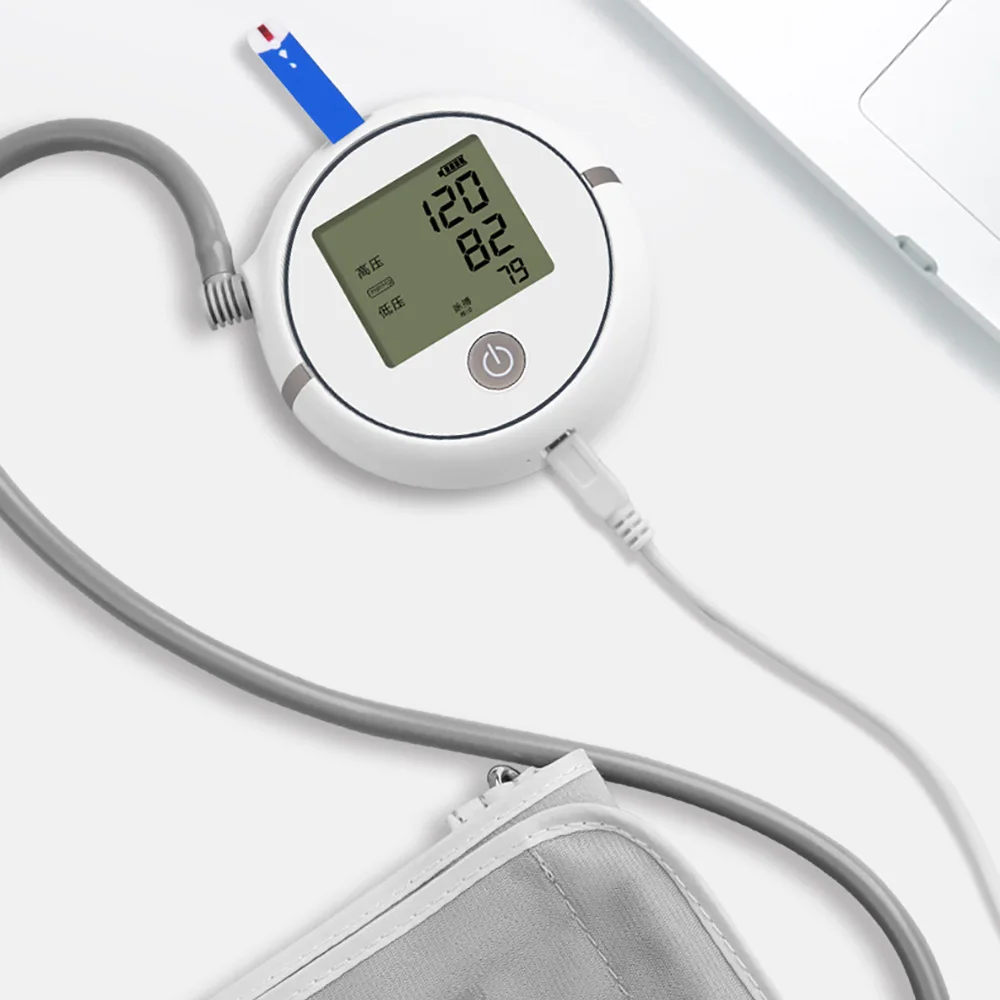 Cofoe 2 в 1 измерительный прибор для измерения артериального давления и уровня глюкозы в крови домашний измеритель уровня сахара в крови для диабета и взрослых
