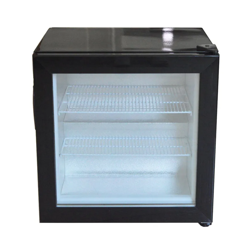 - 55L Small Household Refrigerator Commercial Glass HaagenDazs Ice Cream Freezer MultiFunction Cooling