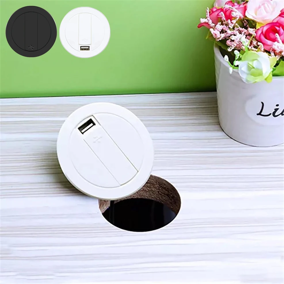Fast Wireless Charger For iPhone 11Pro XS Max XR 11 8 X USB Phone Charger Furniture Office Desktop Mounted Embedded Charging Pad