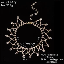 Браслет на лодыжке, цепочка с кристаллами, ювелирное изделие для женщин, подарок, шарм, золотой цвет, ножные браслеты для женщин A003