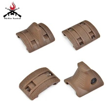 Ручной стоп комплект накладки на цевье защита рук для направляющей Пикатинни крышка 4 шт./компл