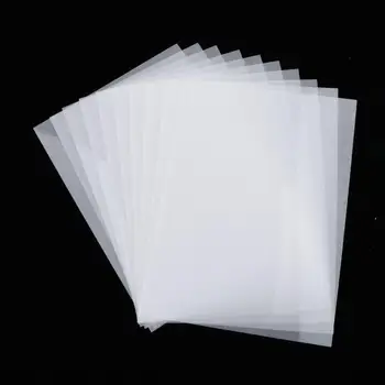 

10 Lot Half Transparent Shrink Film Sheets Paper DIY Craft Fine Polishing