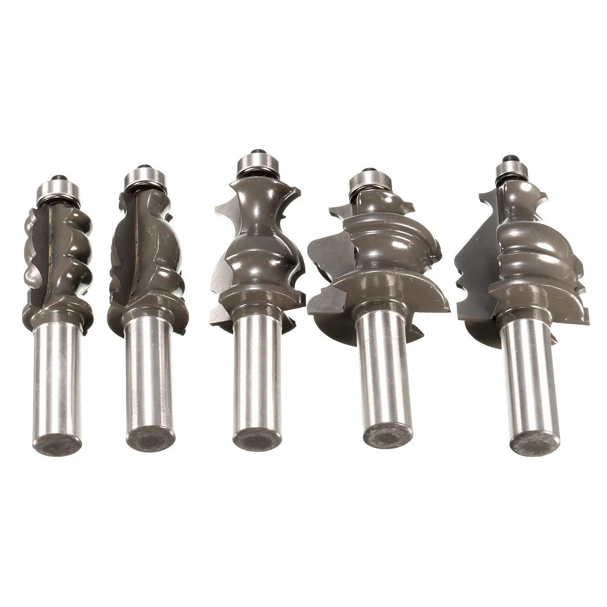 

5pcs 1/2 Inch Shank Molding Router Bit Set Woodworking Tool New Arrival
