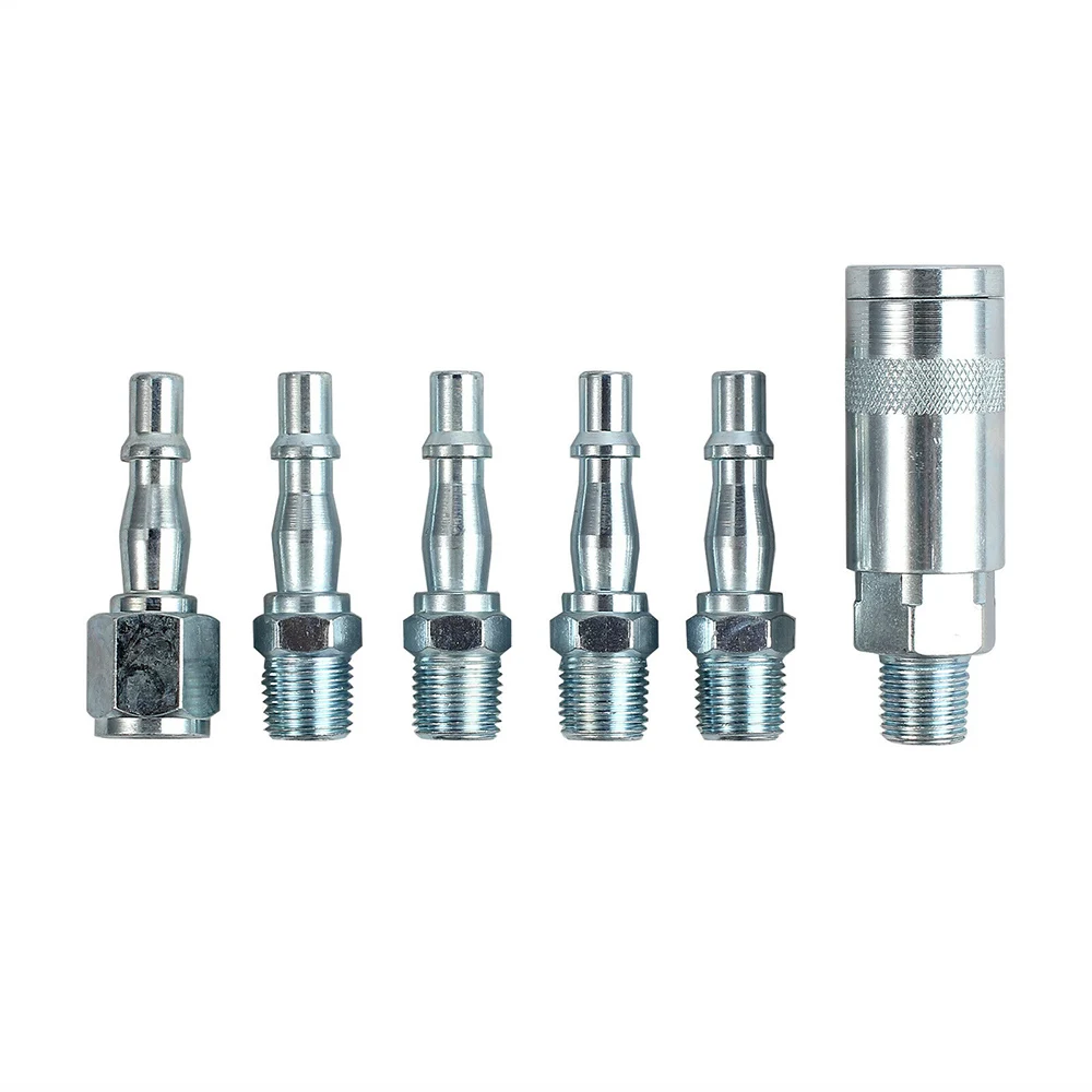 6 шт. воздушный шланг фитинг для компрессора соединитель Quick Release Set Male 1/" BSP
