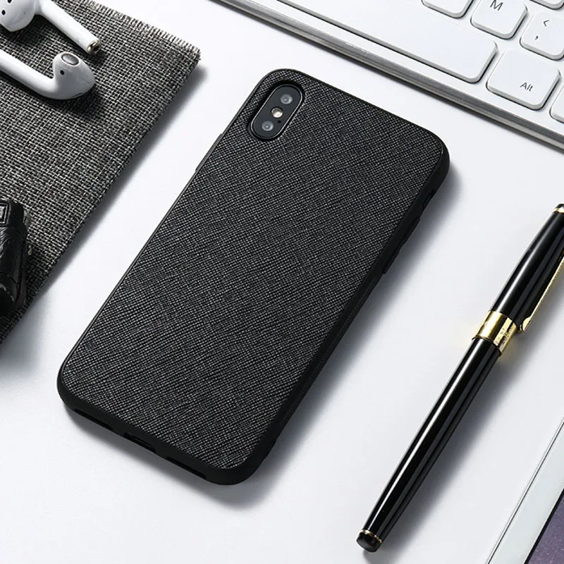 B01 Black Для huawei P Smart чехол тонкий тканевый кожаный чехол для huawei P Smart Z Plus Nova 5 5i 4 3i 3 2 Lite чехол Capa psmart - Цвет: B01 Black