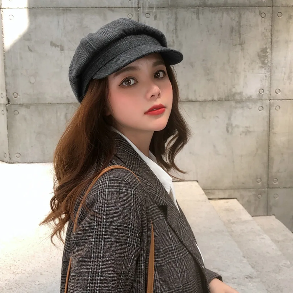 Fashion Winter Vintage Wool Beret Hat 