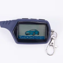 A61 LCD Remote Control Key Chain Fob for Russian Anti-Theft A61 Keychain Car Alarm System