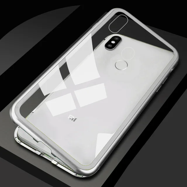 Металлический магнитный адсорбционный стеклянный чехол для Xiaomi Redmi Note 8, 7, 6, 5 Pro, Магнитный чехол для Redmi 7, 7A, K20 Pro, чехол, чехол