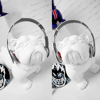 

EUROPEAN STYLE SIMULATION FRENCH BULLDOG COLOPHONY CRAFTS STATUE SHOW WINDOW DECORATION KIDS GIFT G1758