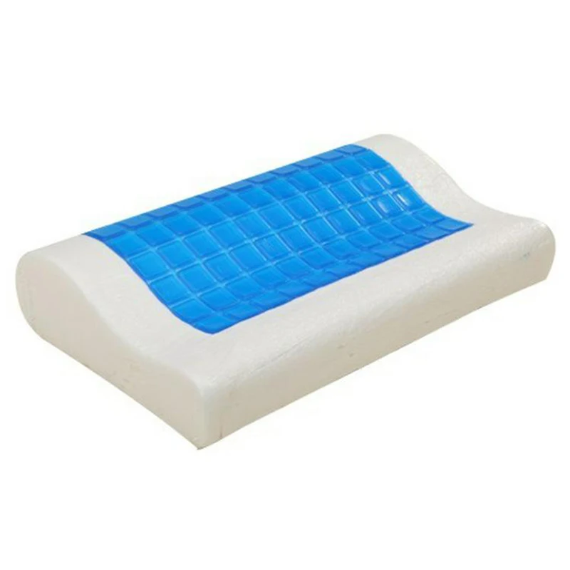 Gel Memory Foam Pillow Cool Massage Bedding for Health Care orthopedic Pillow Comfortable Cervical Neck Slow Rebound foam