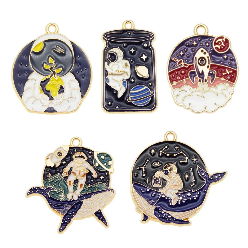 Шармы Julie Wang из эмалированного сплава с изображением героев мультфильмов в