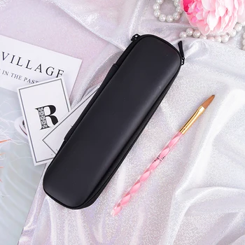 

Portable Black Pen Pencil Case EVA Hard Shell Holder Pen Pencil Case Pouch Stationery Box Makeup Bag Office School Supplies