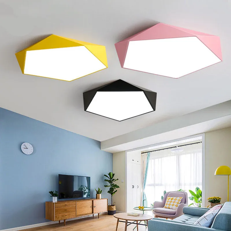 

Dimmable LED Ceiling Lamp Lights Fixture Modern Luminaire Plafonnier For Living Room Kitchen Bedroom Indoor decoration