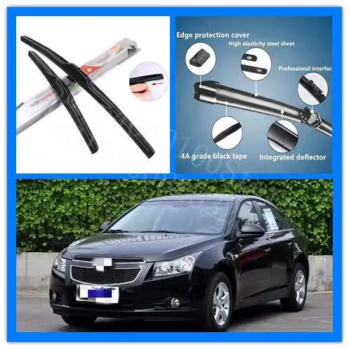 Puou для Citroen C3 2004-08 Высокое качество 2 шт передние мягкие резиновые щетки стеклоочистителя ветрового стекла