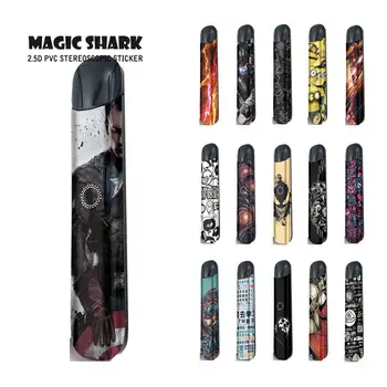 

Magic Shark American Captain Despicable Me Leon Super Hero Case Cover Sticker Wraps Film for Relx Alpha A