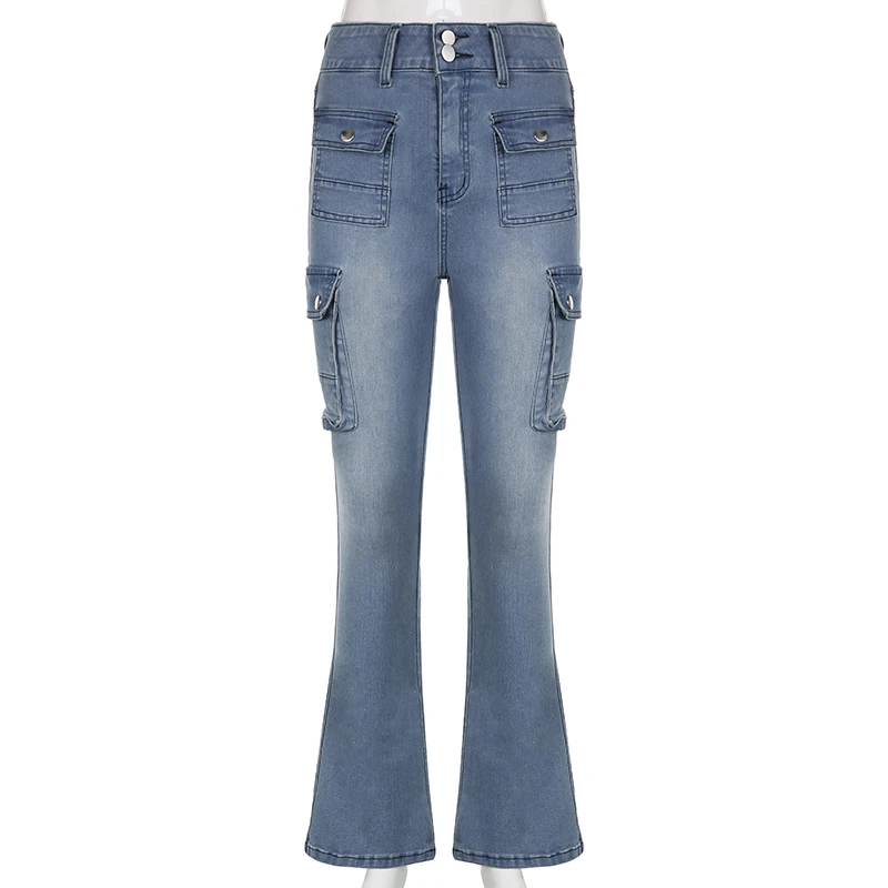 low waisted flare jeans