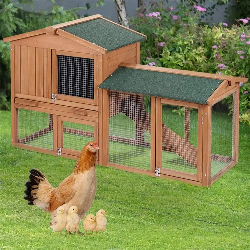 wooden rabbit chicken coops