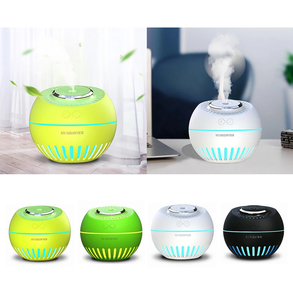 Humidifier Bulb Light USB Air Diffuser Home Lamp Purifier 7 Color Night Light Humidifier For Office Home Bedroom Air Humidifier