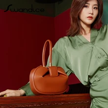 Два размера, Ретро стиль, элегантная подушка, Бостонская коробка, натуральная кожа, сумки с верхней ручкой, клатчи, вечерние сумки, женские, маленькие