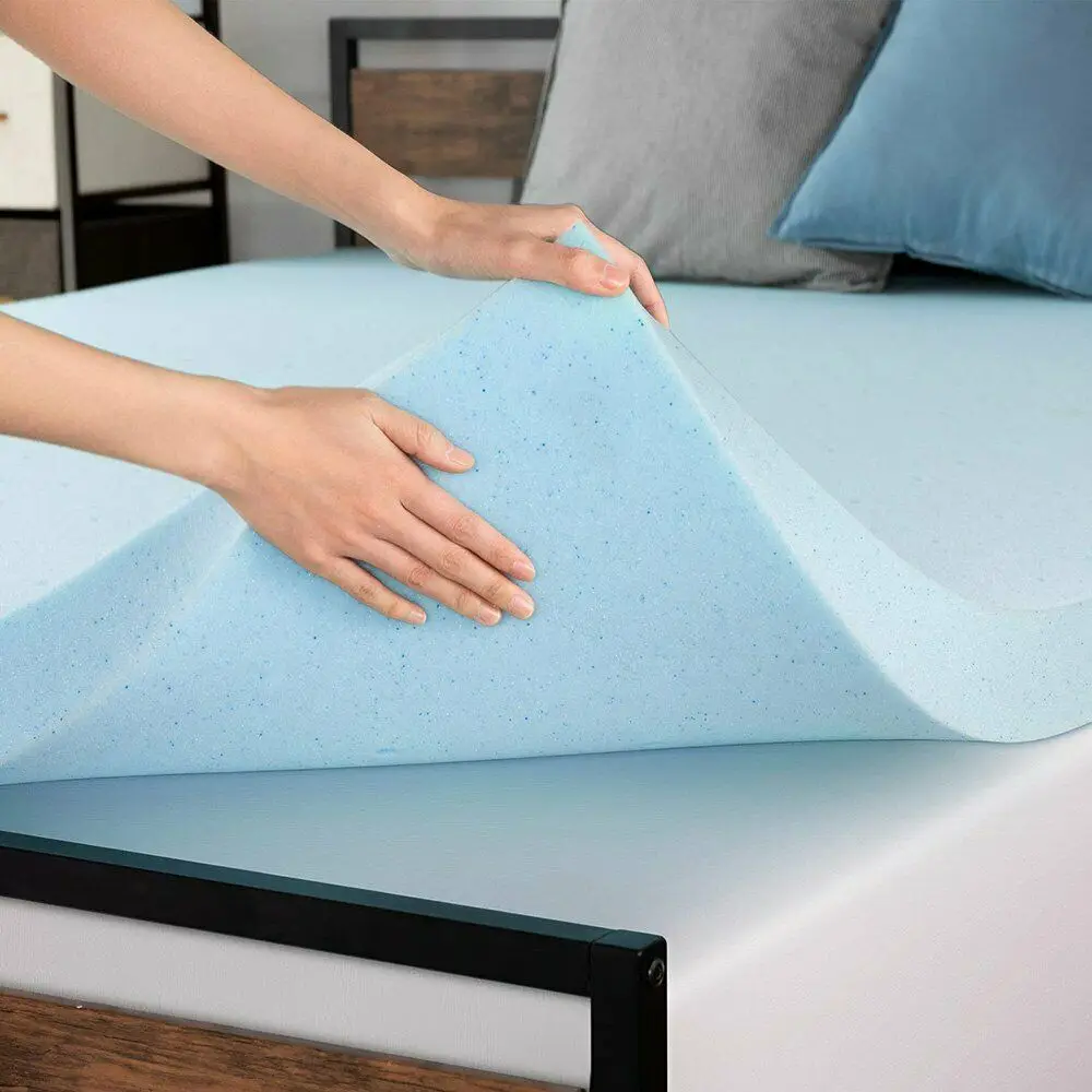 4 Inch Thickness Cooling Gel Memory Foam Mattress Twin Full Queen King