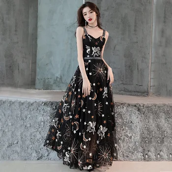 

2020 Rushed Sheath Scoop Half No Bridesmaid Dresses Long Dress Women 2020 New Long Suspender Evening Party Birthday Show Thin