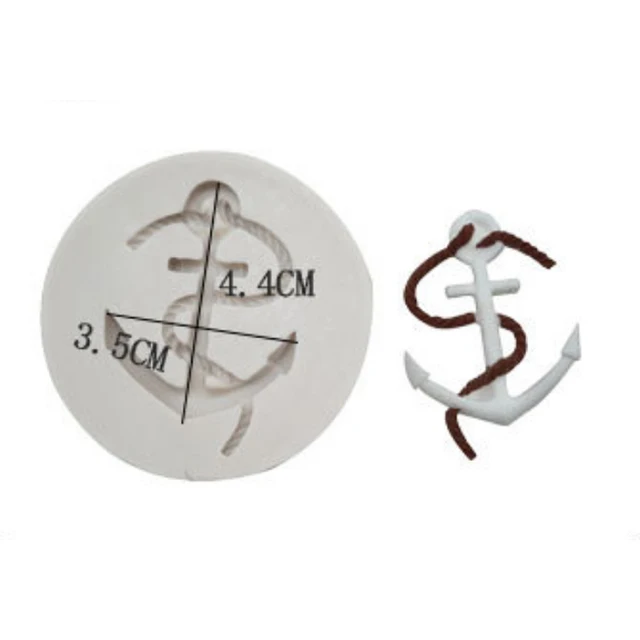 Sirály Csónakhorgony Kormánylapátos Penész Szilikon Fondant Sütemény Díszítő Szerszám Gumpaste Cukorcraft Csokoládé Formák Bakeware Szerszámok - Image 6