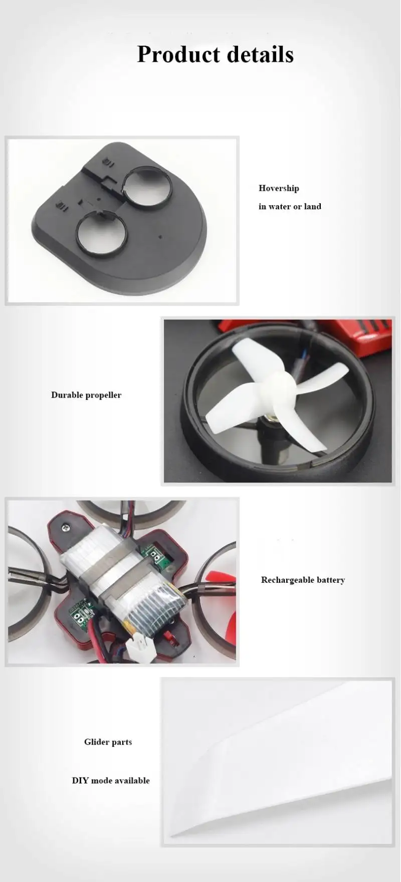 L6082 DIY все в одном Air Genius Дрон 3-Mode с фиксированным крылом скользящее отношение удержание RC Квадрокоптер RTF