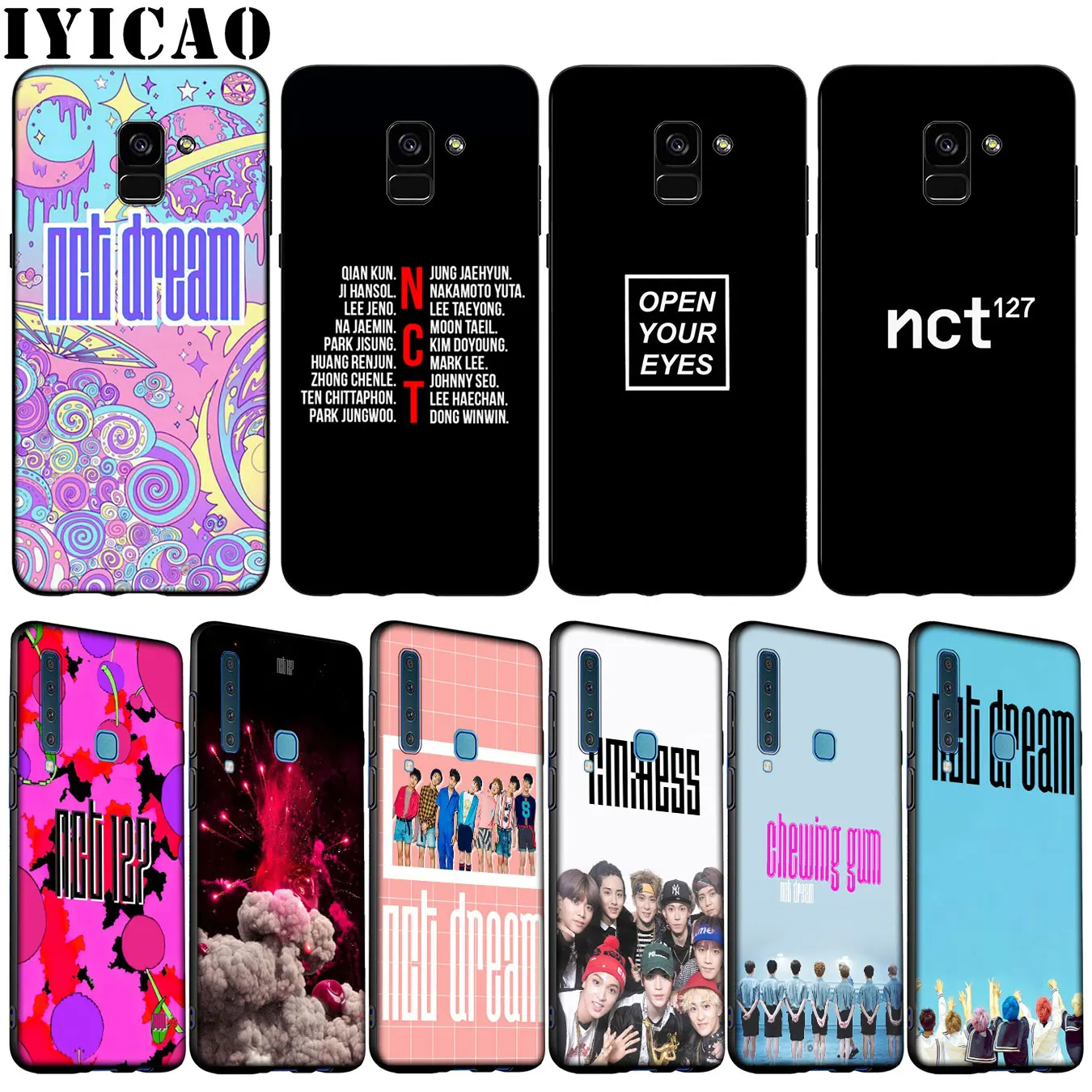 Мягкий силиконовый чехол kpop NCT 127 DREAM U для Samsung Galaxy A51 A71 A81 A91 A41 A21 A11 A01 A2 Core J8 J7 J4 J6 Plus