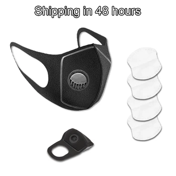 

Cloth Mask Mask Face Mask Mouth Covers Carbon Filter Mask Thin Korean Outdoor Anti-dust Maske With Filter