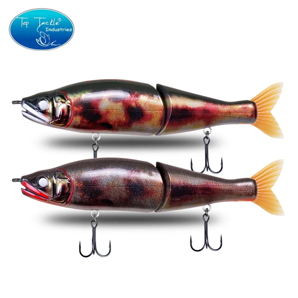 

CFLURE Fisnhing Lure Swimbait Floating Slow Sinking 220mm Big Bass Fishing Jointed Baits Slide Lures For Pike Musky Perch