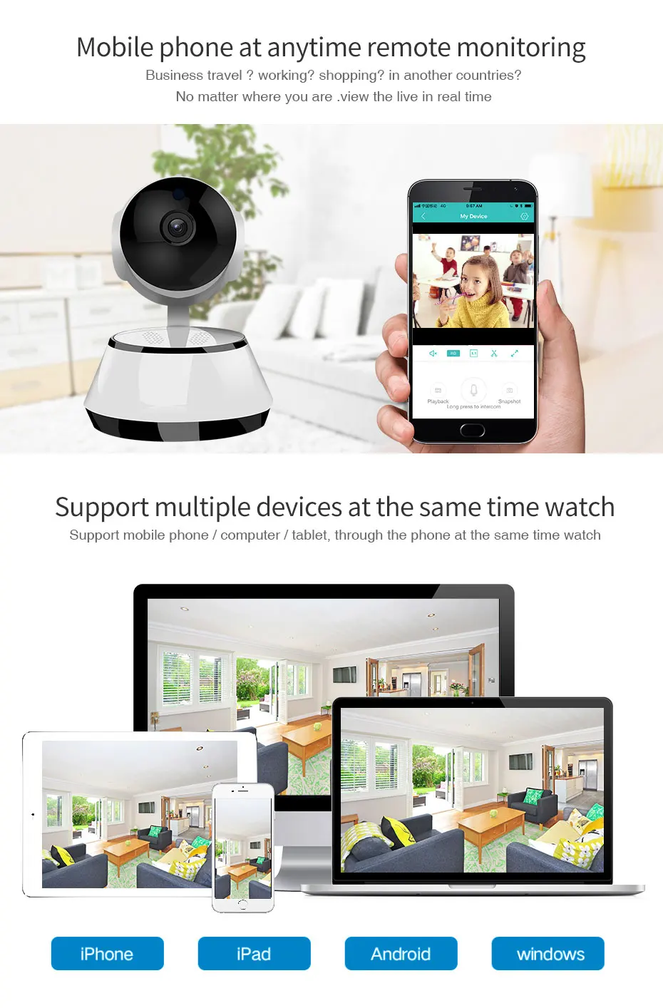 LOOSAFE 720P Беспроводная ip-камера для домашнего видеонаблюдения ICR ночного видения CCTV PTZ wi-fi панорамная сетевая ip-камера видеонаблюдения КМОП H.264 домашняя камера Прямая
