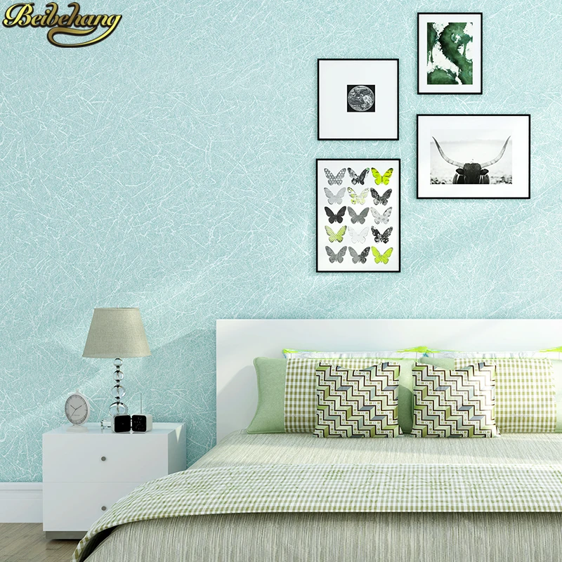 

beibehang Silk Wallpaper roll Pure Pigment Color Waterproof PVC Beige Linen Wallpaper for Bedroom Living Room Hotel Project