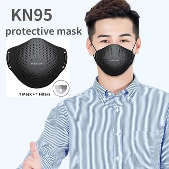 

Adult KN95 Protective Mask with Filter Silicone Reusable Washable Face Mask Unisex Mouth Caps Mascarillas Dustproof Masks