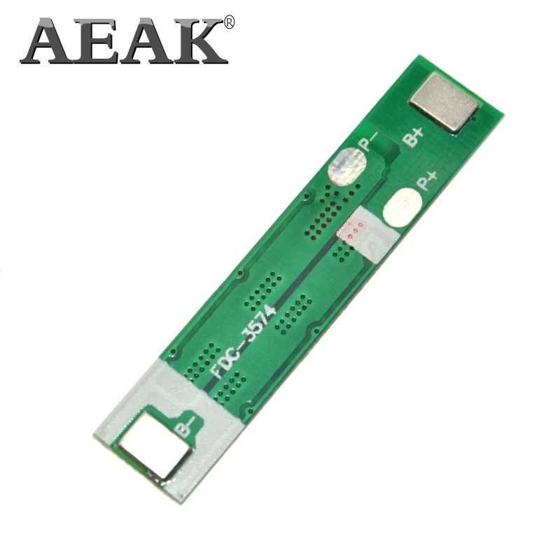 Защитная плата AEAK 1S 5A 3 7 В li ion BMS PCM для литий ионных батарей 18650|bms pcm|protection boardbattery