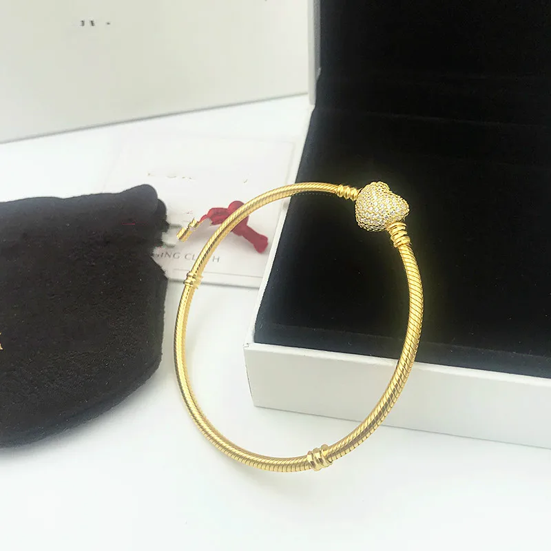 Не выцветает femme женский браслет Изящные Pan браслеты женские цепочки ювелирные изделия подарки