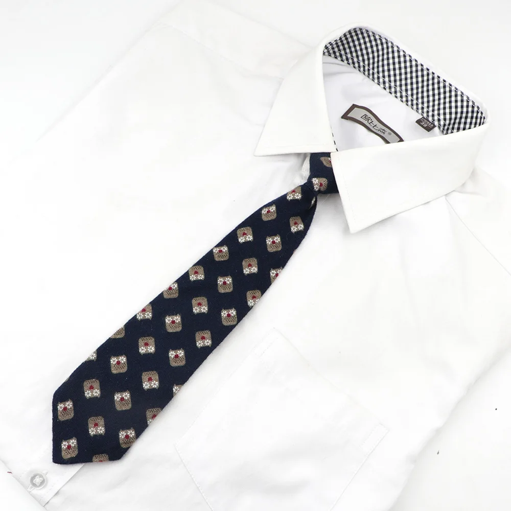 26 Fashion 30cm Cotton Floral Striped Vintage Kids College Casual Necktie Girl Cute School Daily Uniform Bow Tie Shirt Accessories - Цвет: 26